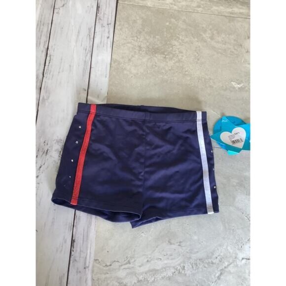 Moret Fun Stars Gym Micro Short Navy Casual Playwear Kids Size S (6/7) NWT - Picture 1 of 3